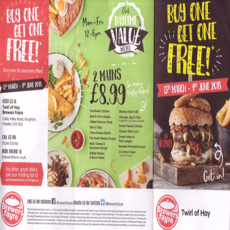 Chestertourist.com - The Twirl of Hay Offer Page One